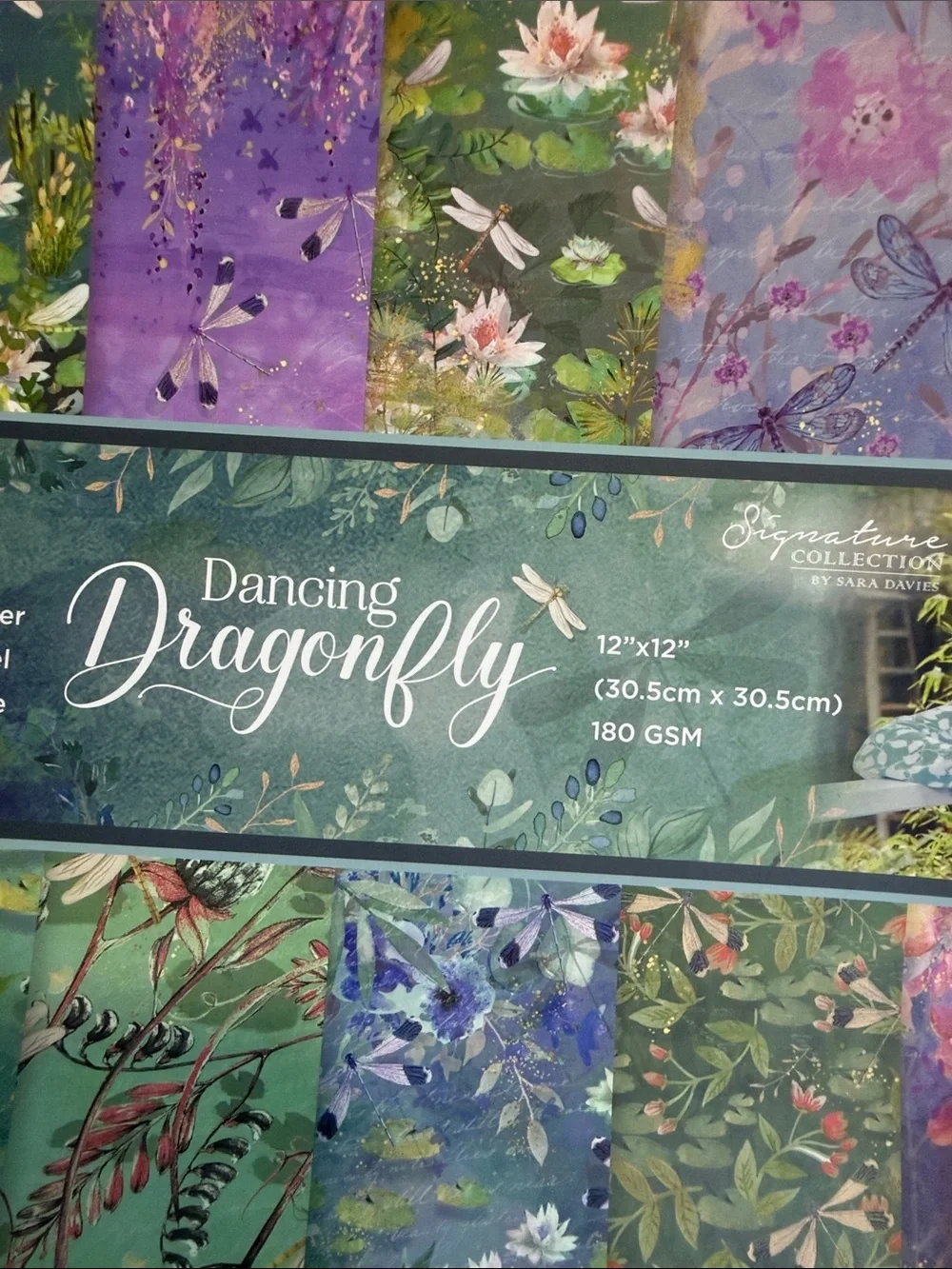 Crafters Companion Dancing Dragonfly Paper Pad